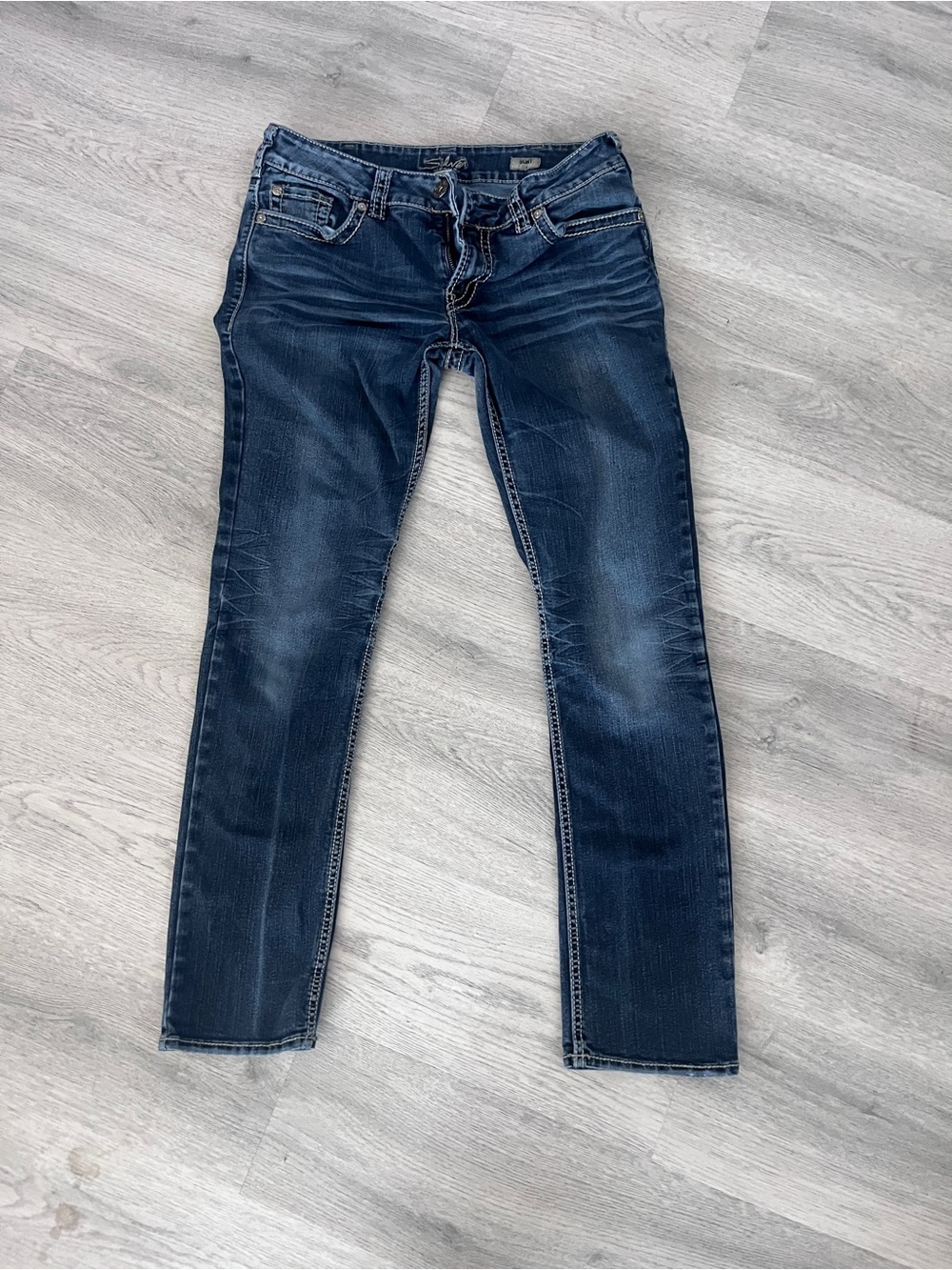 Silver Jeans Suki Slim Mid Rise Jeans Size 33